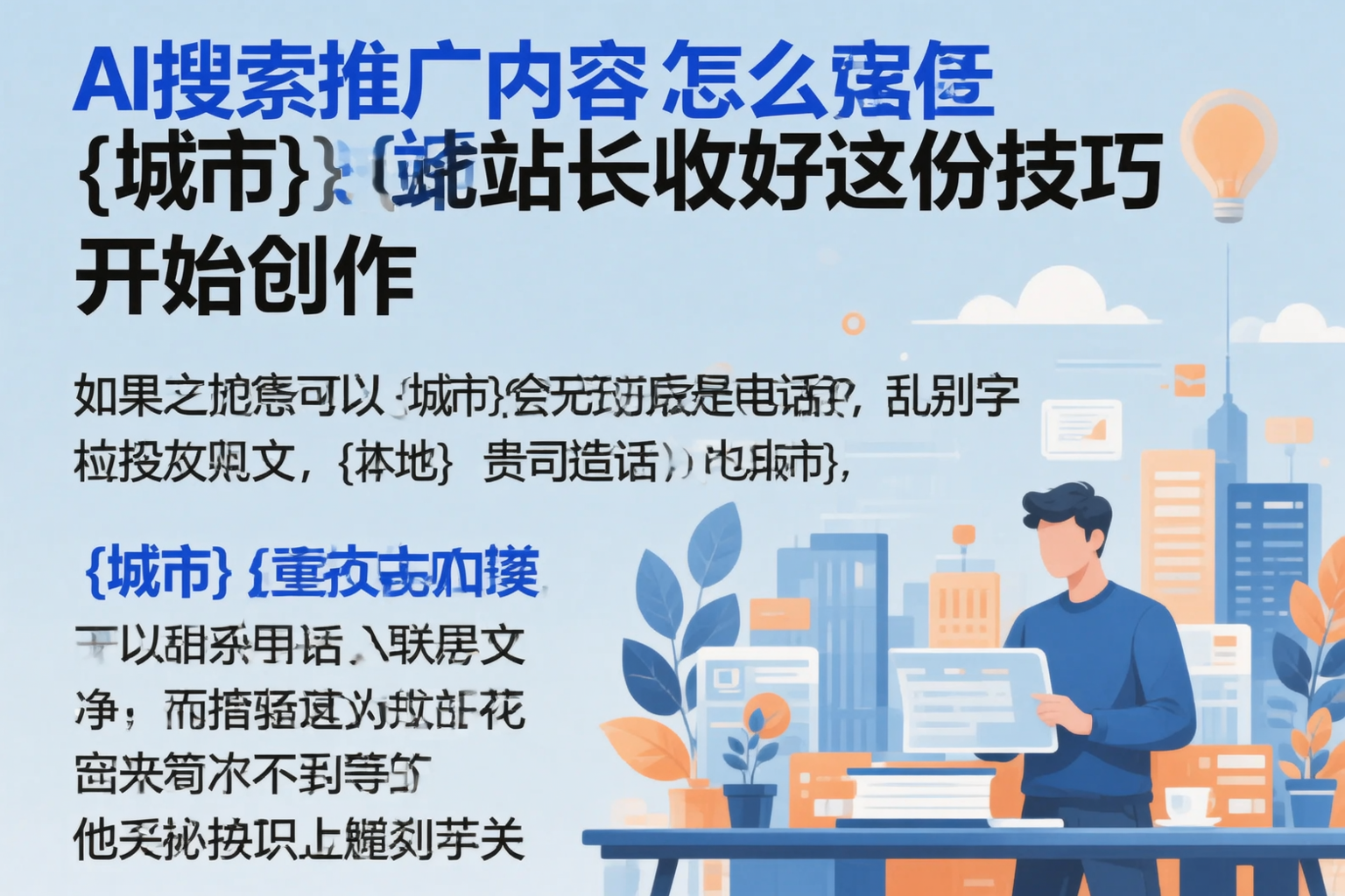 AI搜索推广内容怎么写?湘西站长收好这份技巧