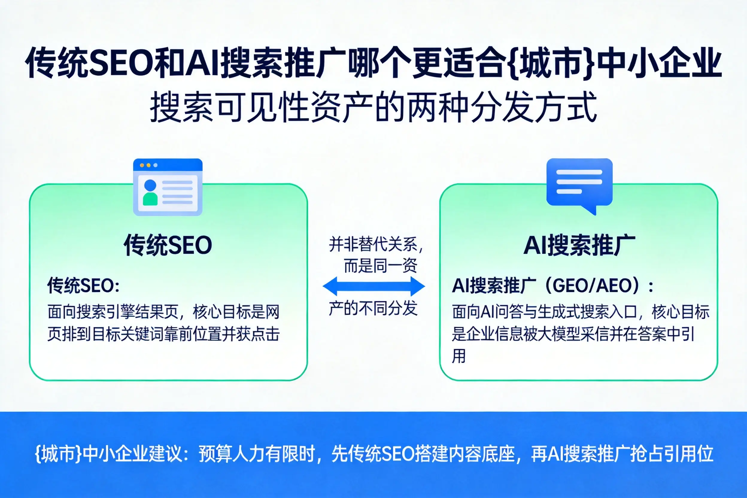 传统SEO和AI搜索推广哪个更适合湘西中小企业