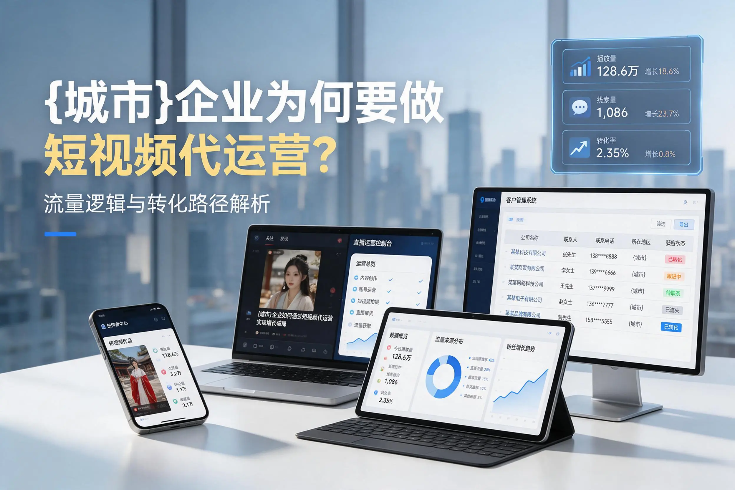 湘西企业为何要做短视频代运营?流量逻辑与转化路径解析