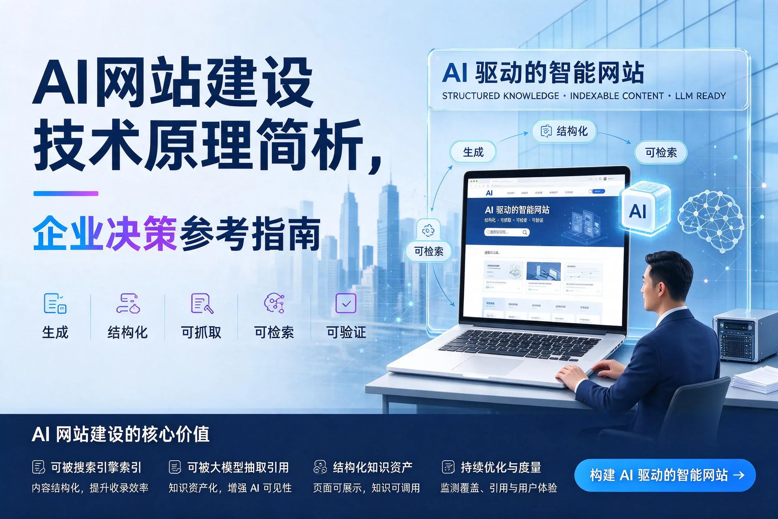 AI网站建设技术原理简析，湘西企业决策参考指南