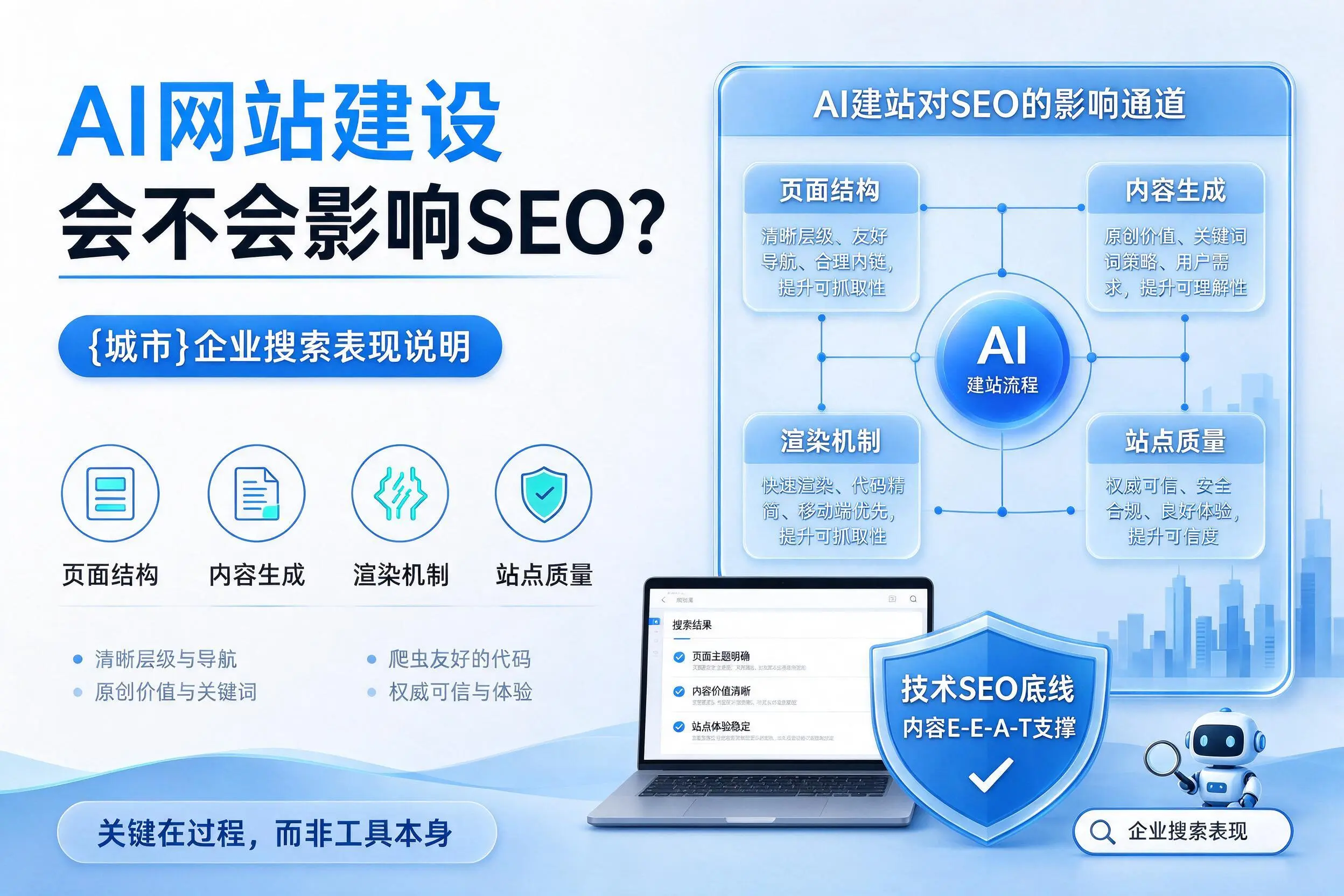 AI网站建设会不会影响SEO?湘西企业搜索表现说明