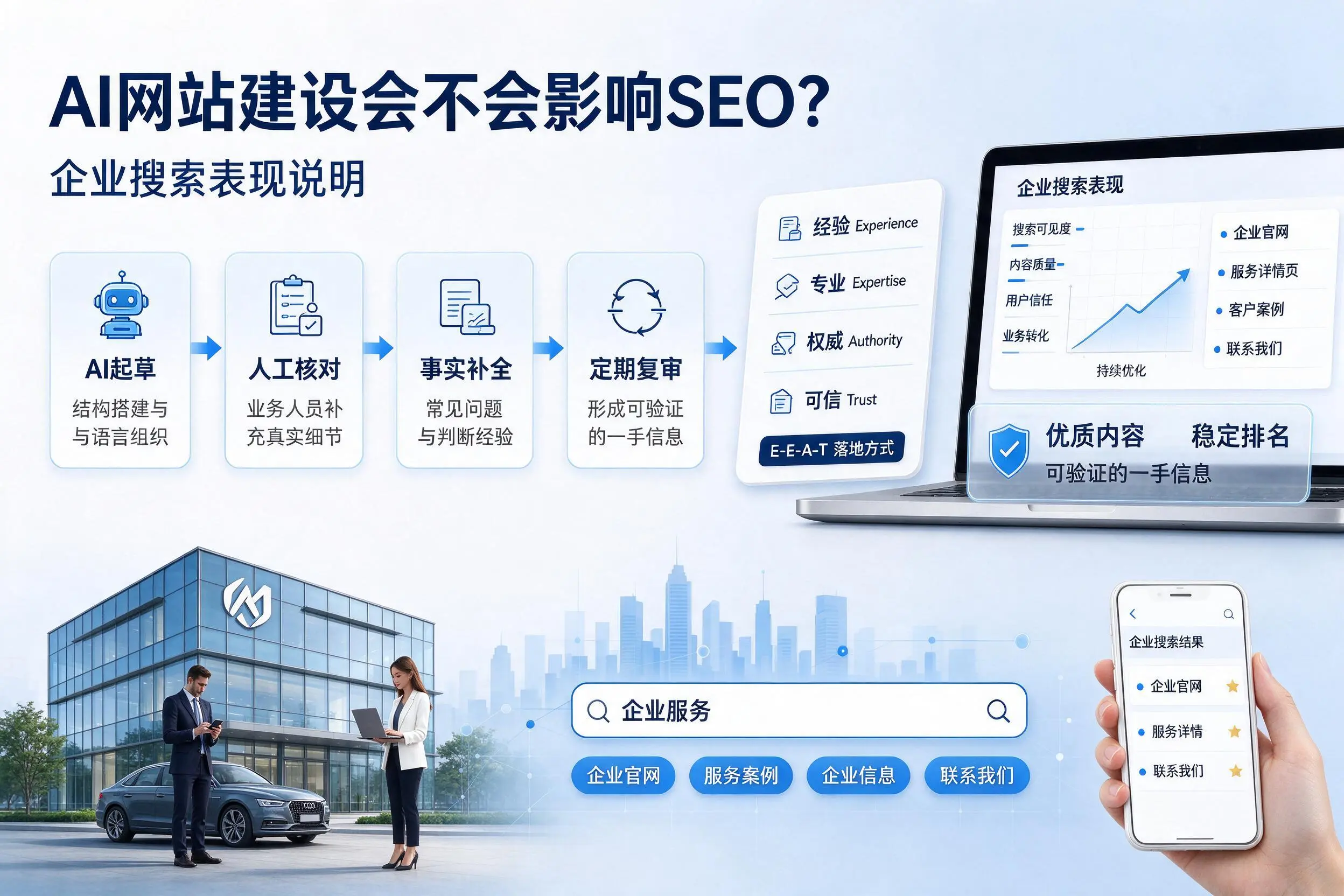 AI网站建设会不会影响SEO?湘西企业搜索表现说明