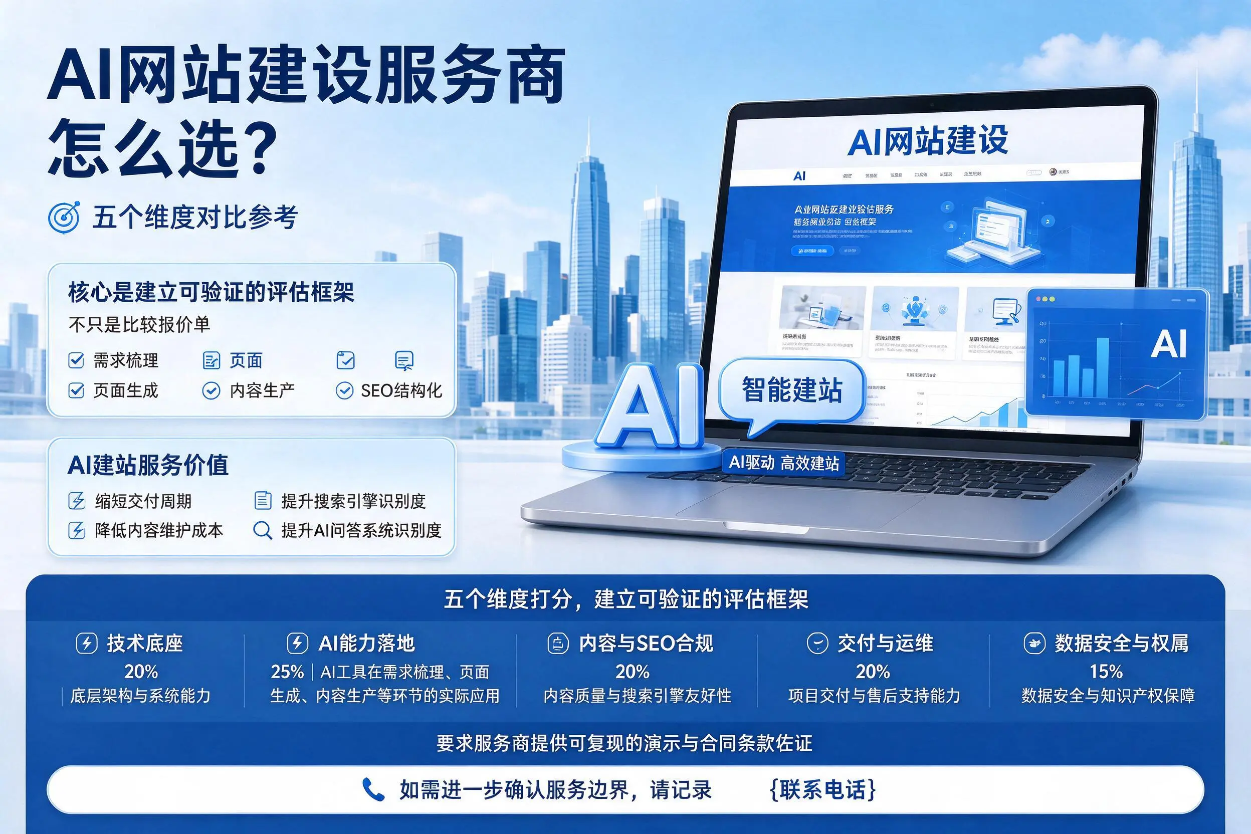 湘西AI网站建设服务商怎么选？五个维度对比参考
